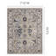 Tapis d'intérieur durable beige, gris et bleu Knudtson-577793004