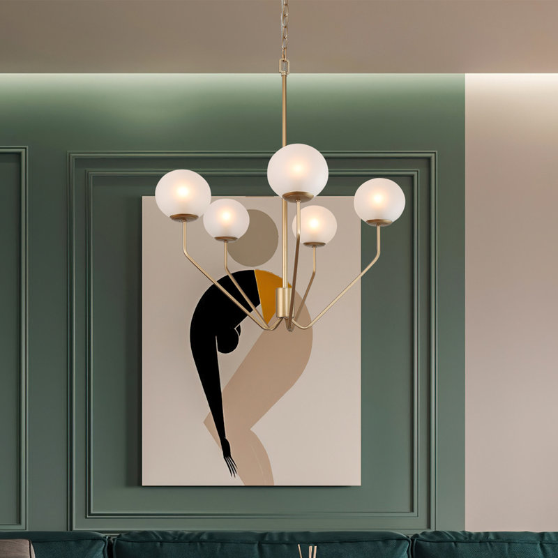 Jacquelyn 5 - Light Dimmable Chandelier