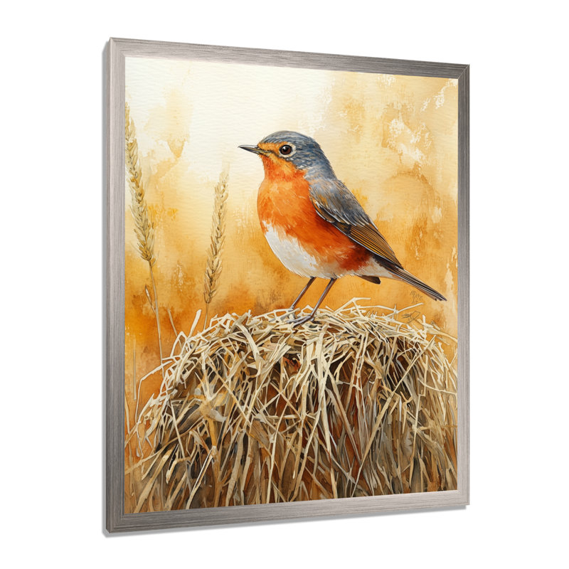 Juilliard - animaux, impressions sur toile, Argent argent, H 32 po x l 24 po, Reproduction encadrée d'une seule photo