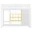 Lit mezzanine simple pour enfants avec garde-robe-1196780181