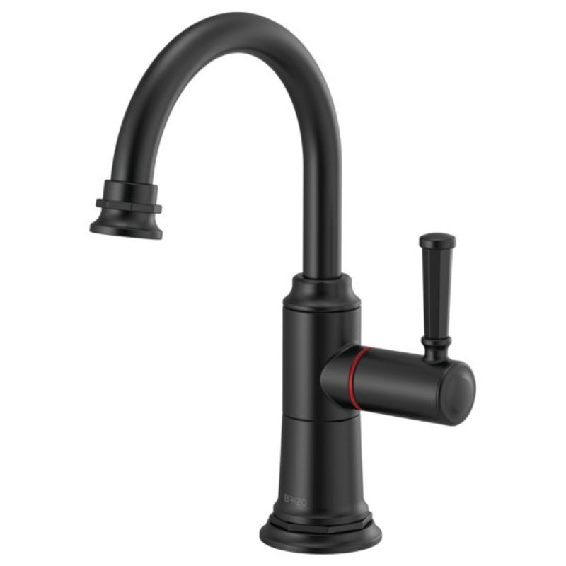 Rook® Bar Faucet with Handles and Supply Lines, Matte Black