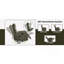 Fauteuil inclinable manuel chauffant chauffant avec fauteuil à bascule et pivotant en tissu, vert-290366399