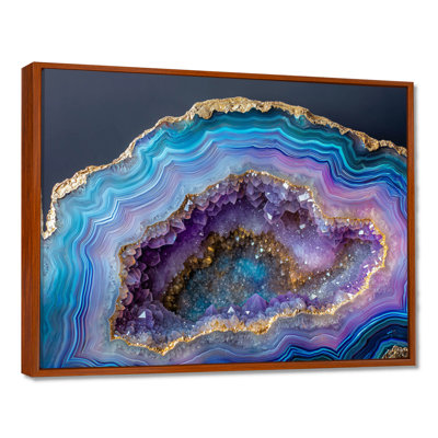 Décoration murale Agate Dream River V - Géode de pierre