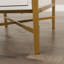 Wood L-Shaped Desk With Glass Top, White