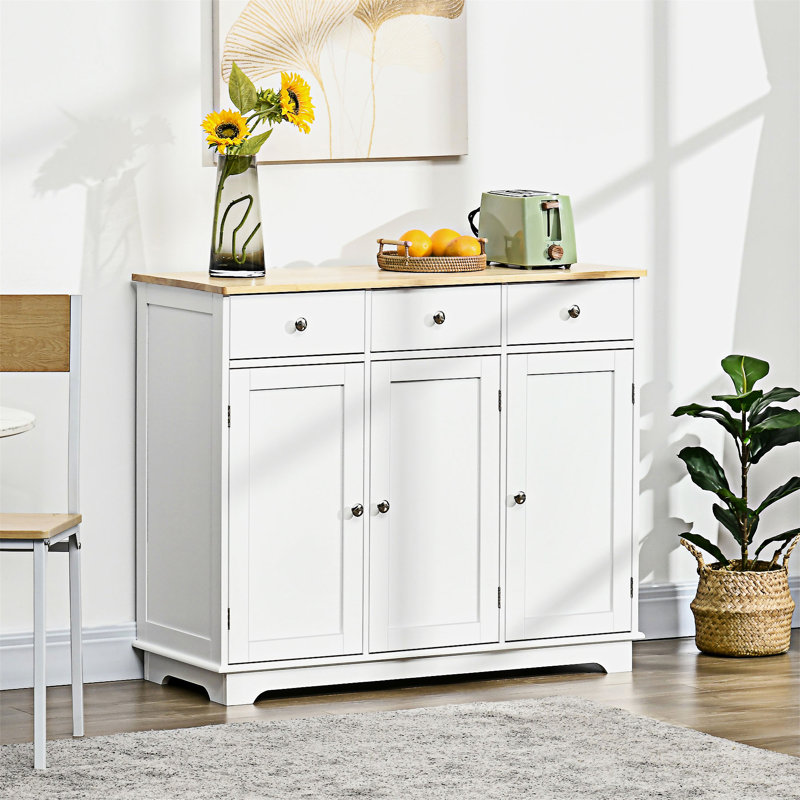 Buffet de rangement, Blanc