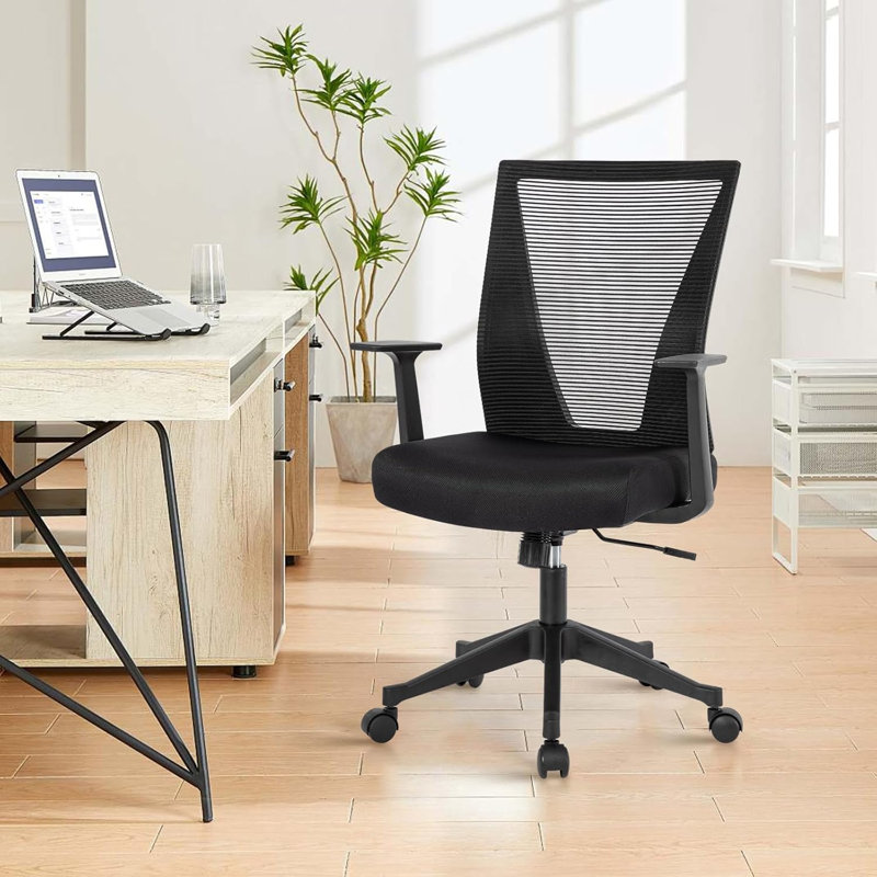 CLATINA Home Office Chair Ergonomic Desk Chair Mesh Computer Chairs with Armrests Executive Rolling Wheels Swivel Heavy Duty Chairs Office, Home 1 Pack