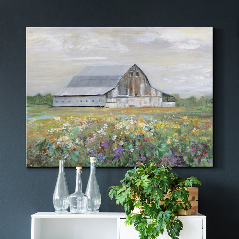 Country Fields - Wrapped Canvas Print, 24" H x 32" W x 1" D