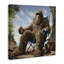 Mythical Monster on Beach Canvas Wall Art by Jim Baldwin-1677383341