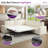105" Oversized L-Shaped Sectional Sleeper Sofa, 3-in-1 Convertible Pull-Out Sofa Bed with Storage & High Resilience Mattress, Chenille Beige-1445399430