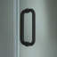 Porte de douche à charnière pivotante simple sans cadre l 44-45 "x H 76", verre trempé incassable de 3/8 po (10 mm) d'épaisseur-107531510