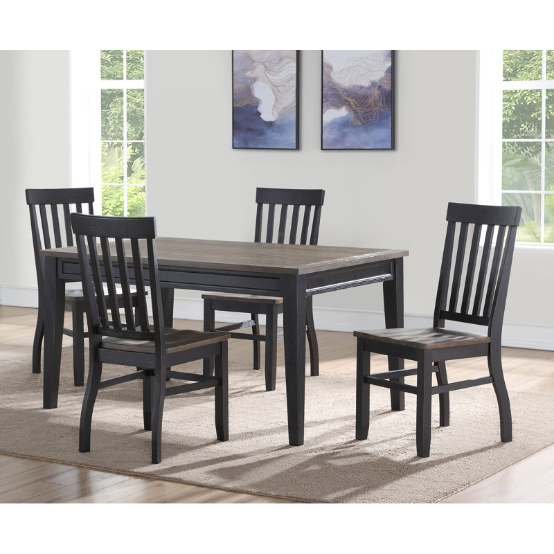 Ensemble de salle à manger Demorian, 5 pièces: table, 4 chaises
