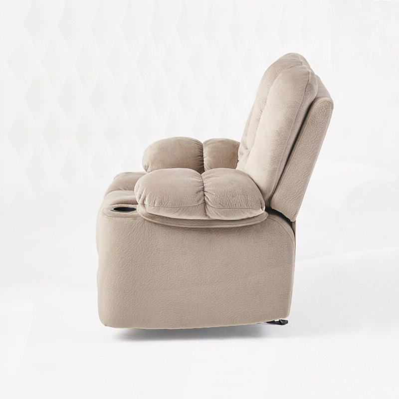 Fauteuil inclinable manuel luxueux, Café