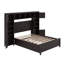 Lit double en bois avec armoire et tablette-1943362130