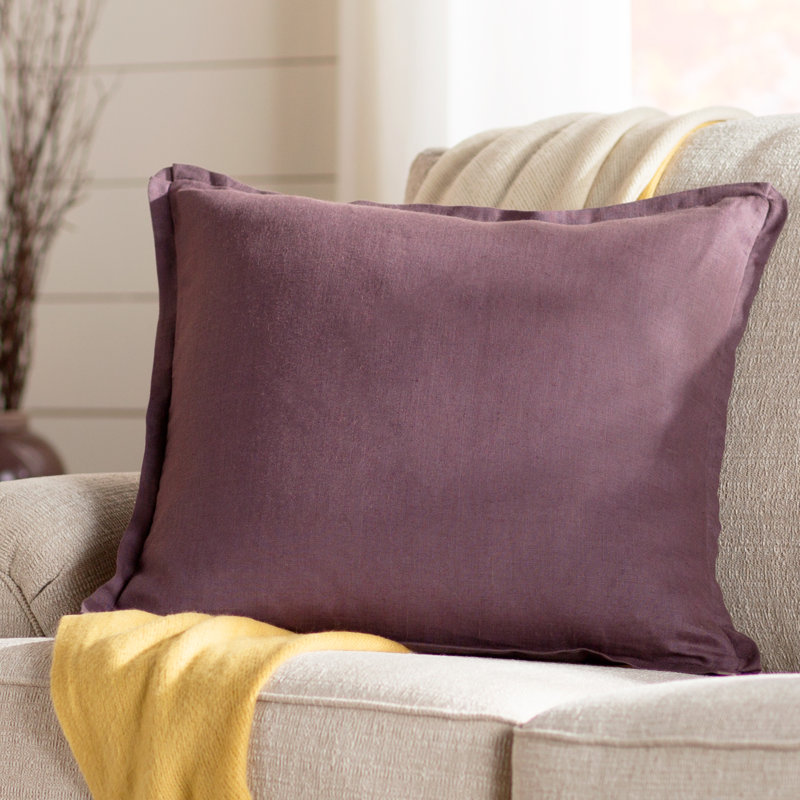 Throw Pillow, 20" H x 20" W, Navy, Down
