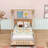 Jenayah Upholstered Wooden Car Shaped Bed-759800451