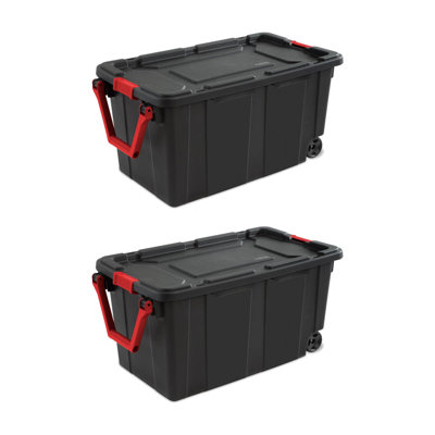 Plastic Storage Bin Set