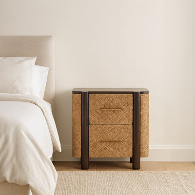 50cm W Solid Wood Bedside Table