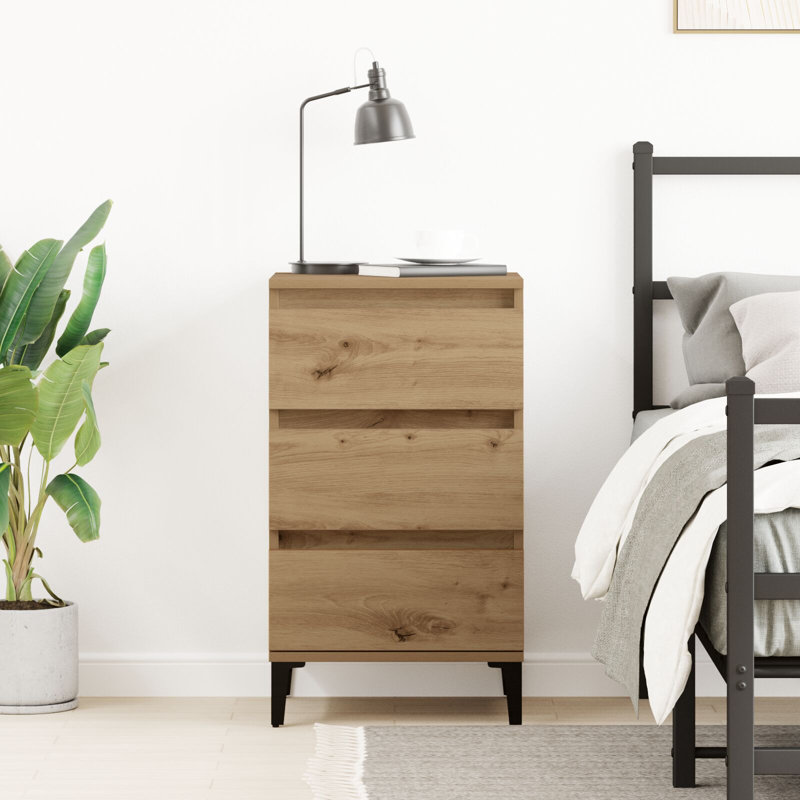 Bedside Cabinet, Artisan Oak