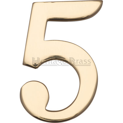 Heritage Brass Heritage Numeral Self Adhesive 51mm (2")