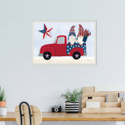 «American Gnome II» par Yvette St. Amant, reproduction d'art sur toile encadrée
