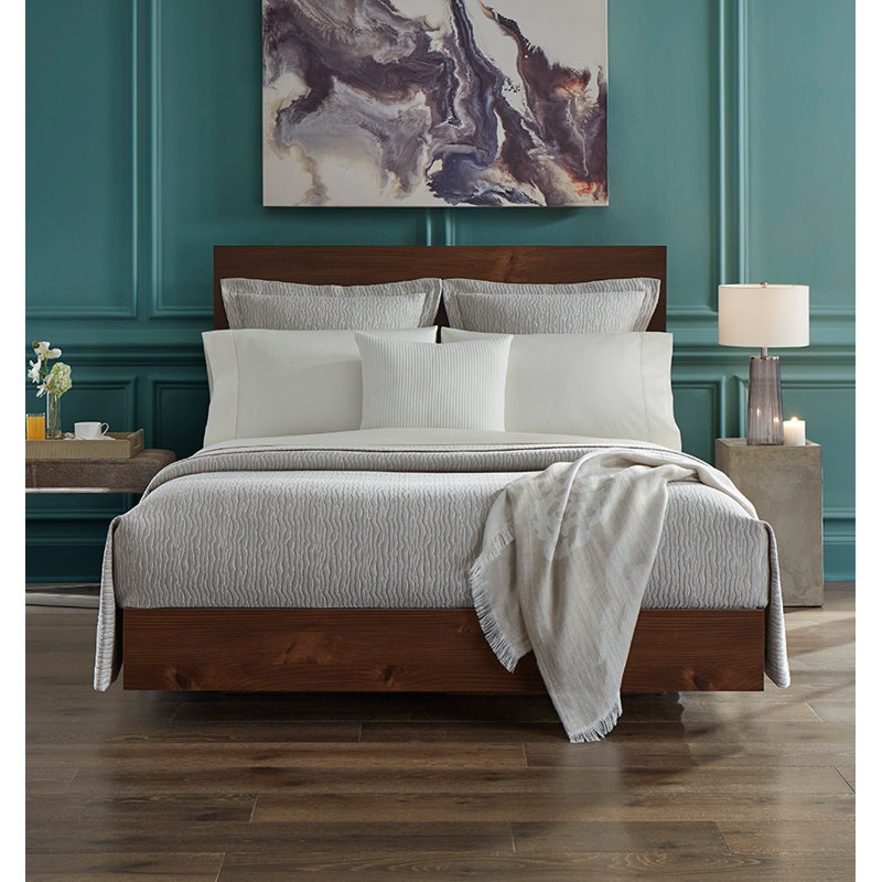Ondate Coverlet, Titanium, King Coverlet