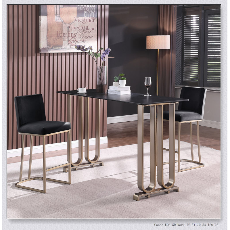Ensemble de 2 tabourets de bar avec tabourets de bar 26 po