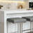 Bybee Upholstered Faux Leather Counter Stool with Stainless Steel Frame