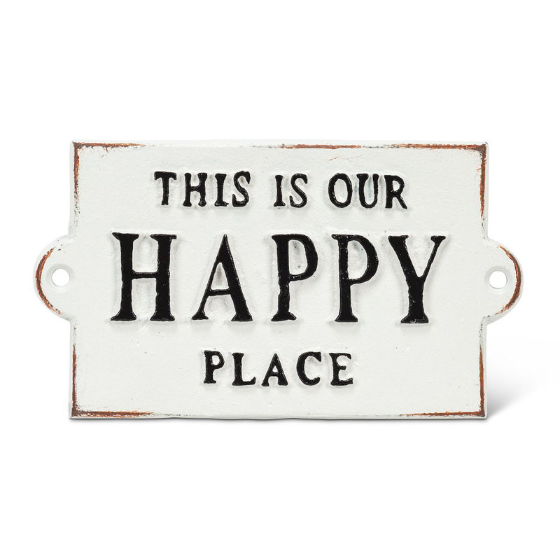 Plaque Everton Happy place