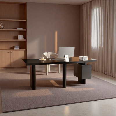 Solid Wood Computer Desk