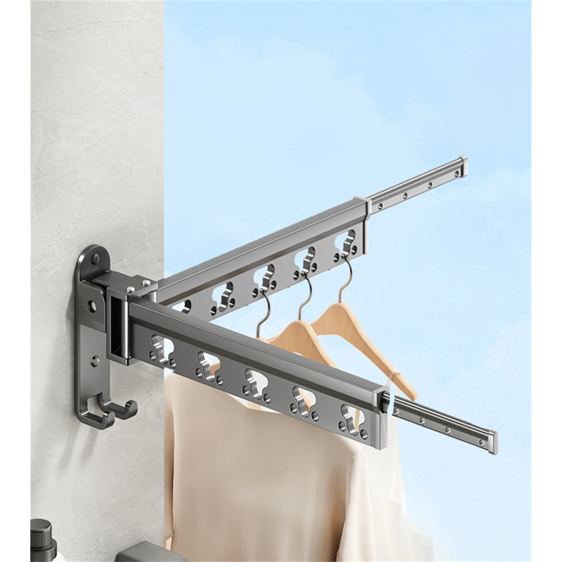 Flexihang Wall-Mounted Retractable Clothes Rack