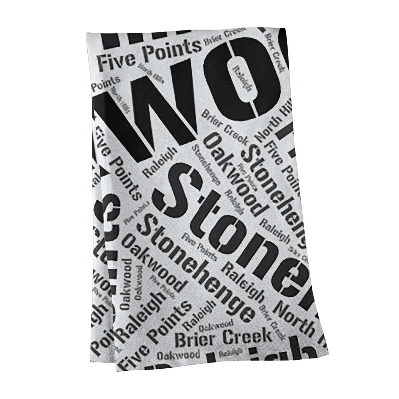 Cotton Tea Towel Kitchen Towel, Blue, Raleigh