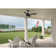 52" Port Royale 4 - Blade Standard Ceiling Fan with Remote Control and Light Kit Included