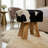 Nayla Solid Wood Accent Stool