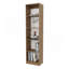 Bibliothèque à 5 tablettes avec rangement ouvert-1290017456