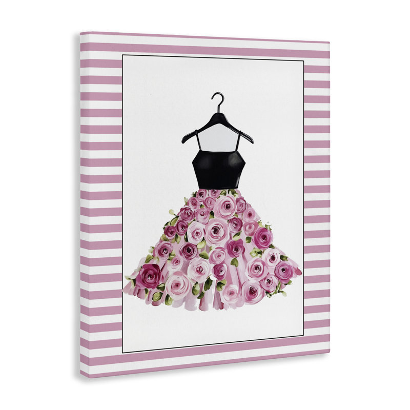 Toile décorative fleurie, design par Christine Simpson Art, H 40 po x l 30 po