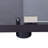 Nehemas 2 Door Glass Cabinet Glass Display Cabinet with 3 Shelves China Cabinet Curio Cabinet