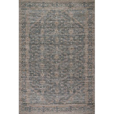 Nysera Traditional Bordered Area Rug
