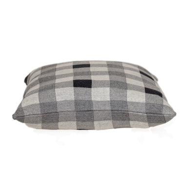 Parkland Collection Graham Transitional Grey Throw Pillow