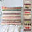 Dahlia Bohemian Multicolor Chevron Striped Chindi Handmade Pillow-421446112-421514122