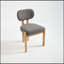 Ensemble de 2 chaises de salle à manger rembourrées en tissu Modern, confortables et élégantes pour la cuisine et la salle à manger-1063673682