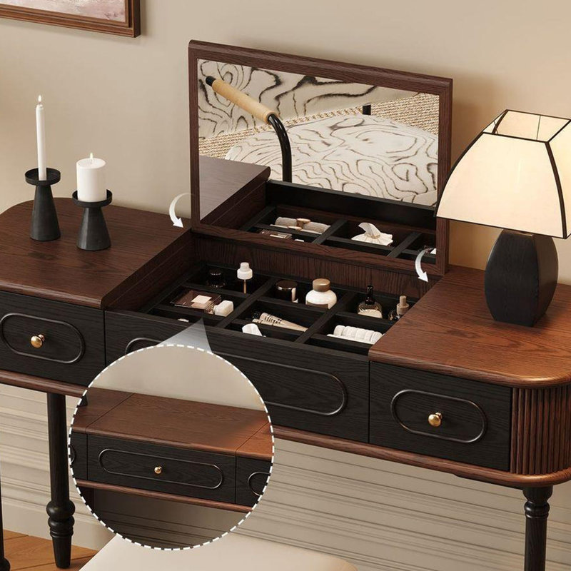 French style retro small dressing table