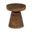 Table de bout rustique contemporaine en bois de manguier massif l 16 po Robbie avec fonction polyvalente-108257871