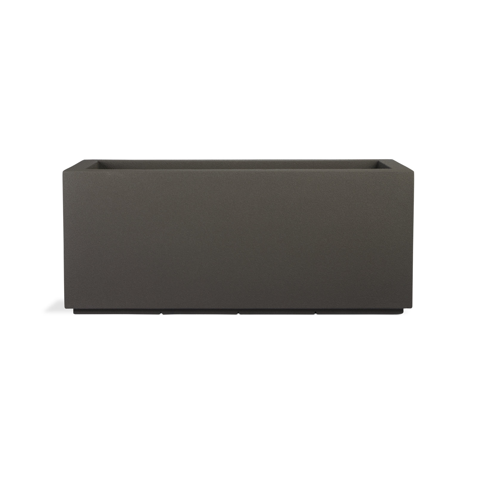 Gita 46" Planter Box, Chocolate Brown, 19"H x 46"W x 17"D
