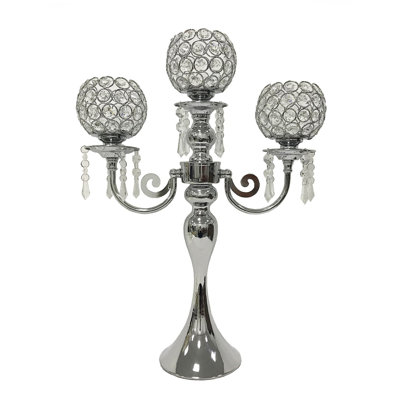 15'' H Metal Tabletop Candelabra