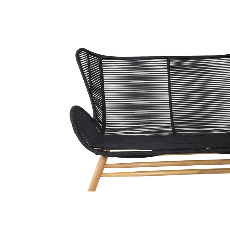 Jonina Wicker Bench