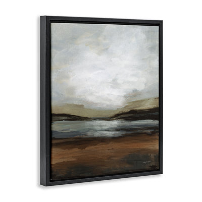 «Copper Creek Landscape Floater», art mural sur toile par Haley Knighten