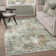 Sarah Modern Abstract Machine Washable Area Rug with Non-Slip Backing