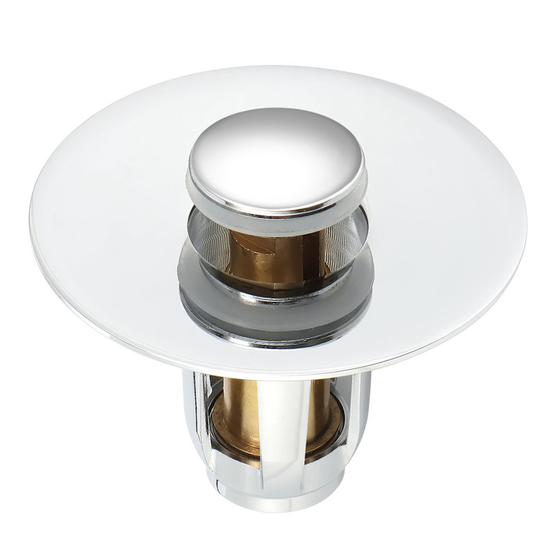 Wildspress 2-Pack Sink Stopper – Pop-Up Hair Trap Drain Filter, Universal Stainless Steel Floor Drain, Fits 1.02-1.2 Inch Holes, Removable Basket