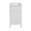 Meuble-lavabo de salle de bain simple 36 po avec plateau Demato-2108104042