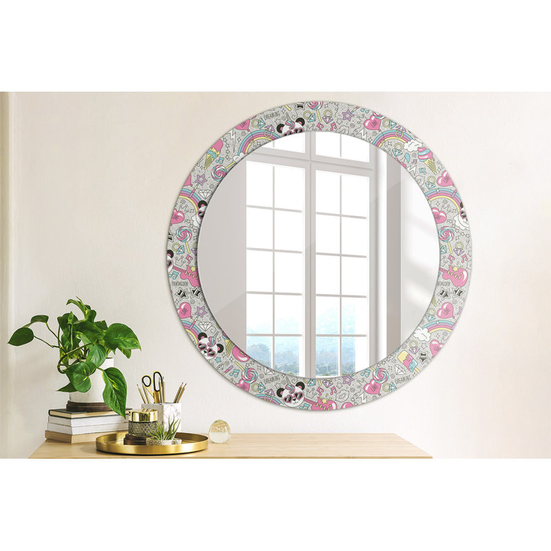 Huldar Glass Flat Wall Mirror